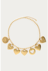 21Jewelz My Jewellery - Candy statement ketting met bedels - goud