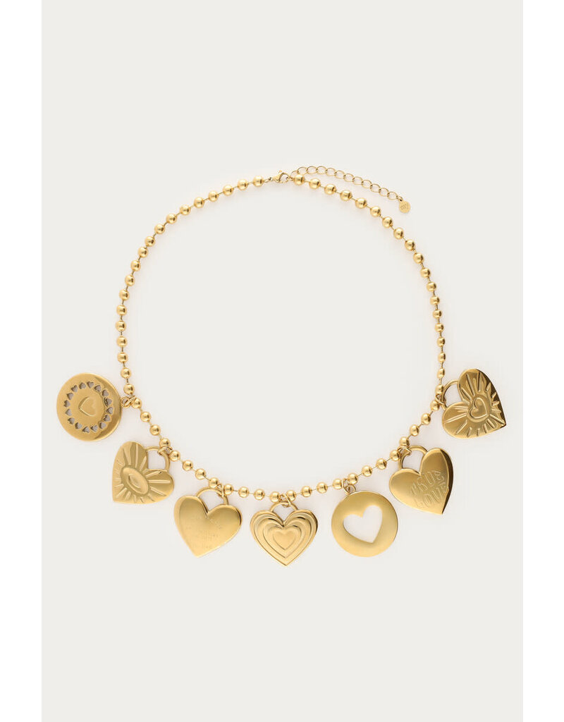 21Jewelz My Jewellery - Candy statement ketting met bedels - goud