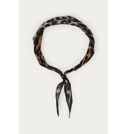 My Jewellery My Jewellery - Panterprint sjaal met zwarte rand