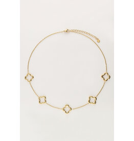 My Jewellery My Jewellery - Ketting met vijf klavers - goud