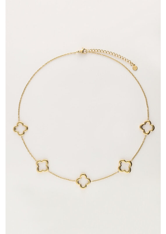 My Jewellery My Jewellery - Ketting met vijf klavers - goud