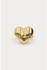 My Jewellery My Jewellery - Bold ring met love hart - goud
