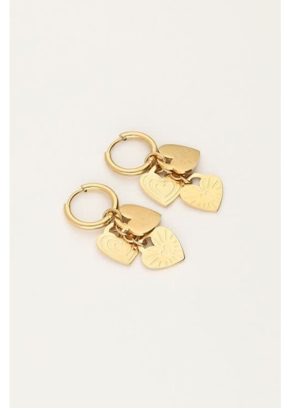 My Jewellery My Jewellery - Candy Couture oorbellen - goud