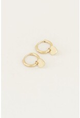 My Jewellery My Jewellery - Oorringen met hartje - goud
