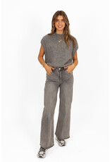 21Jewelz Jeans met vlecht - grijs