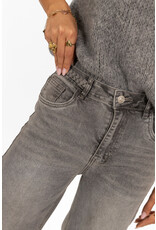 21Jewelz Jeans met vlecht - grijs