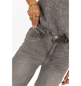 21Jewelz Jeans met vlecht - grijs