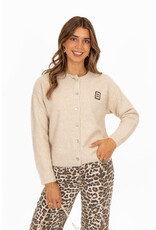 21Jewelz Vestje met love embleem - beige