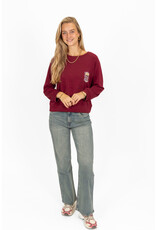 21Jewelz Sweater Espresso Martini - bordeaux