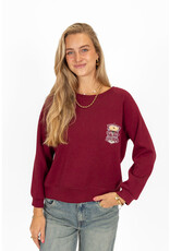 21Jewelz Sweater Espresso Martini - bordeaux