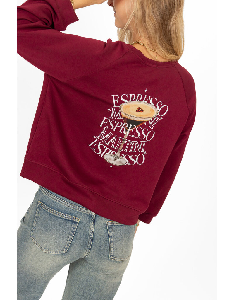 21Jewelz Sweater Espresso Martini - bordeaux