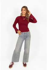 21Jewelz Zigzag longsleeve - bordeaux