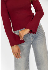 21Jewelz Zigzag longsleeve - bordeaux