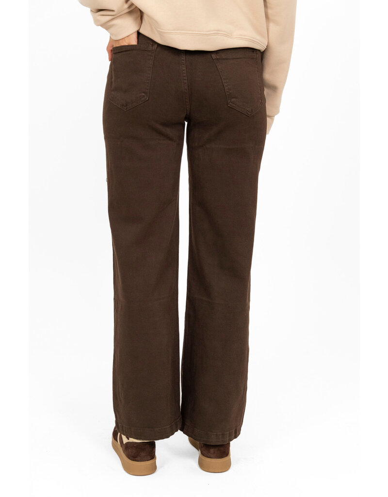 21Jewelz Wide leg jeans - choco bruin