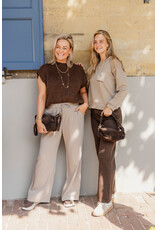 21Jewelz Effen casual jogger - taupe