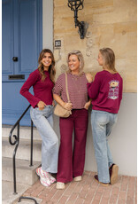 21Jewelz Zigzag longsleeve - bordeaux