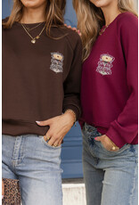 21Jewelz Sweater Espresso Martini - bordeaux