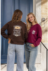 21Jewelz Sweater Espresso Martini - bordeaux