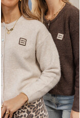 21Jewelz Vestje met love embleem - beige