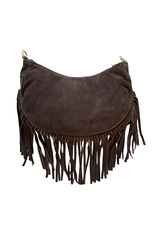 21Jewelz Kleine tas met franjes - bruin