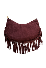 21Jewelz Kleine tas met franjes - bordeaux