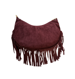 21Jewelz Kleine tas met franjes - bordeaux