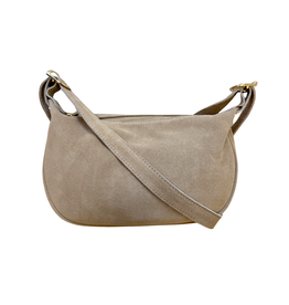21Jewelz Middel basic suede handtas  - beige