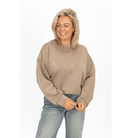 21Jewelz Basic sweater - taupe