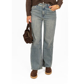 21Jewelz Washed wide leg jeans