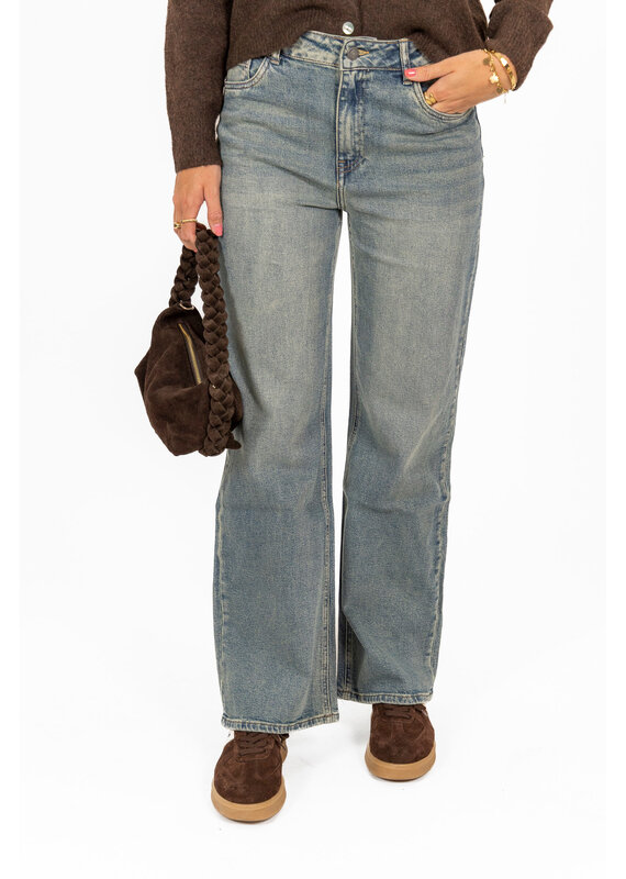 21Jewelz Washed wide leg jeans