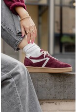 Babouche Babouche | Liva - bordo/white