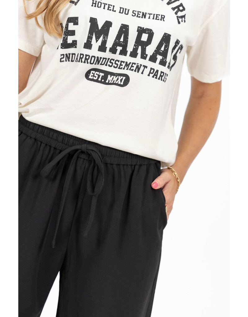 21Jewelz Effen casual jogger - zwart