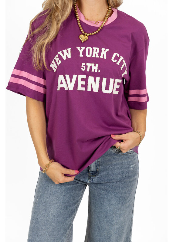 My Jewellery My Jewellery - Paars T-shirt "5th Avenue"