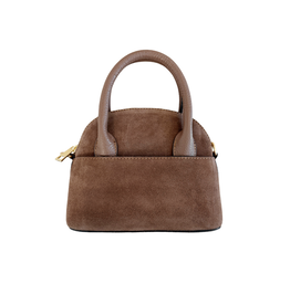 21Jewelz Klein tasje met hengsel - suede bruin