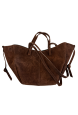 21Jewelz Suede shopper met dubbel hengsel - camel bruin