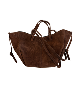 21Jewelz Suede shopper met dubbel hengsel - camel bruin