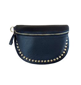 21Jewelz Crossbody tas met gouden studs - donkerblauw