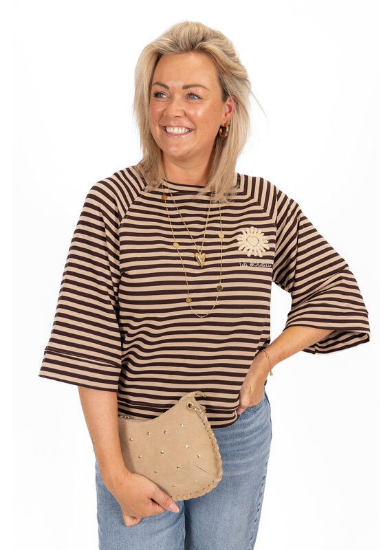 21Jewelz Strepen sweater le soleil