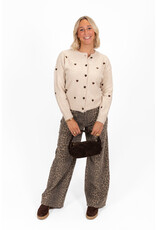 21Jewelz Gebreide hartjes vestje - beige/bruin