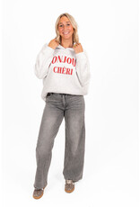 21Jewelz Basic stretch wide leg jeans - grijs