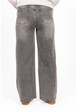 21Jewelz Basic stretch wide leg jeans - grijs
