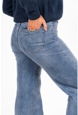 21Jewelz Wide leg jeans met ceintuur - donkerblauw