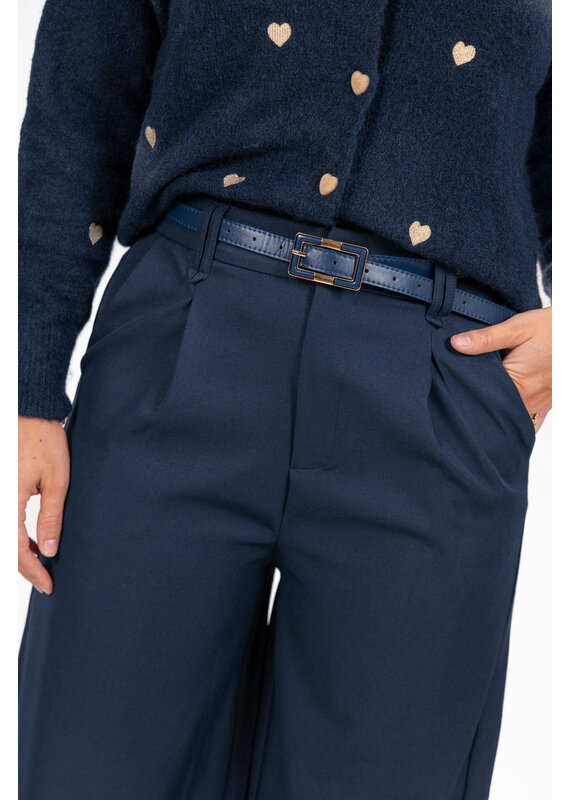 21Jewelz Pantalon met smal ceintuur - blauw