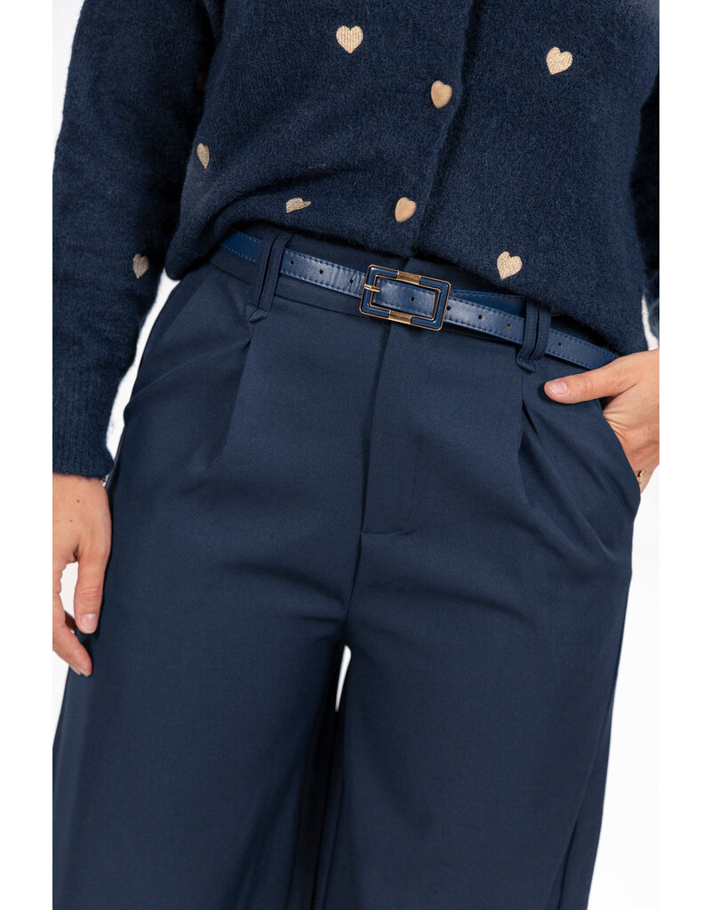 21Jewelz Pantalon met smal ceintuur - blauw