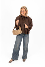 21Jewelz Suede jasje - choco bruin