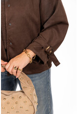 21Jewelz Suede jasje - choco bruin
