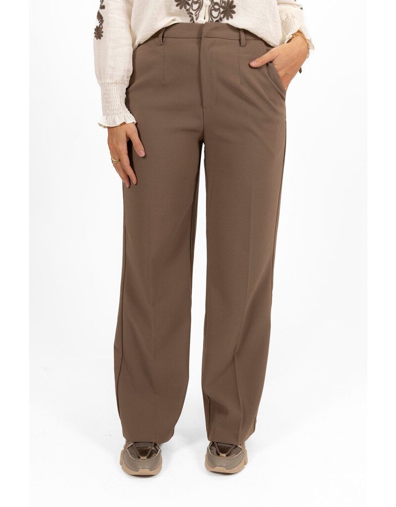 21Jewelz Donker taupe pantalon