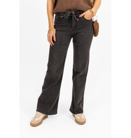 21Jewelz Wide leg jeans met ceintuur - grijs