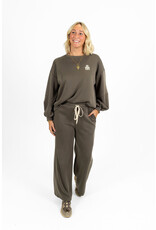 21Jewelz Sweater "no more oops" - army