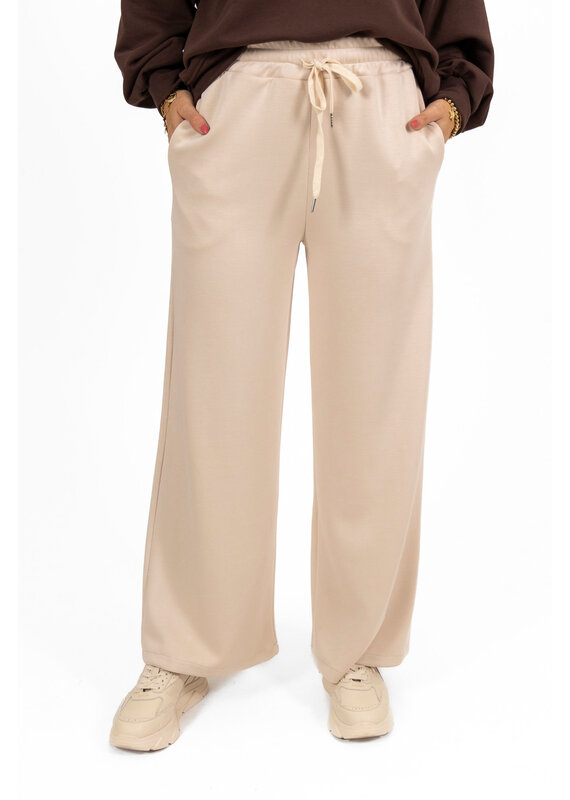 21Jewelz Casual straight leg jogger - beige
